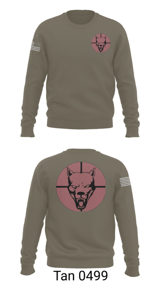 Crew Neck Sweatshirt, Hellhound PLT, A CO, 2-8 CAV, , Teamtime, Team time, sublimation, custom sports apparel, team uniforms, spirit wear, spiritwear, sports uniforms, custom shirts, team store, custom team store, fundraiser sports, apparel fundraiser