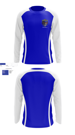 Long Sleeve Performance Shirt, Anthony Wayne Youth Tackle Football League, Football, Teamtime, Team time, sublimation, custom sports apparel, team uniforms, spirit wear, spiritwear, sports uniforms, custom shirts, team store, custom team store, fundraiser sports, apparel fundraiser