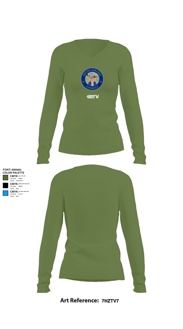 Womens Long Sleeve Vneck Shirt, 482FW, , Teamtime, Team time, sublimation, custom sports apparel, team uniforms, spirit wear, spiritwear, sports uniforms, custom shirts, team store, custom team store, fundraiser sports, apparel fundraiser