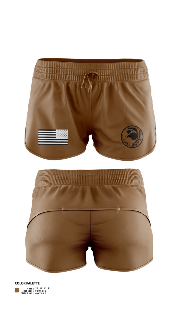 Womens Shorts, Strike Eagle Keeper, Air Force, Teamtime, Team time, sublimation, custom sports apparel, team uniforms, spirit wear, spiritwear, sports uniforms, custom shirts, team store, custom team store, fundraiser sports, apparel fundraiser