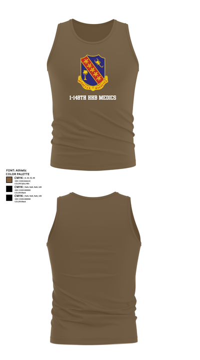 1-148th HHB Medics 16650436 Tank Top - 18
