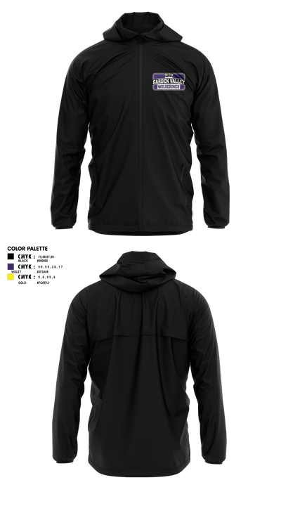 Garden Valley Wolverines 38799509 Windbreaker - 3