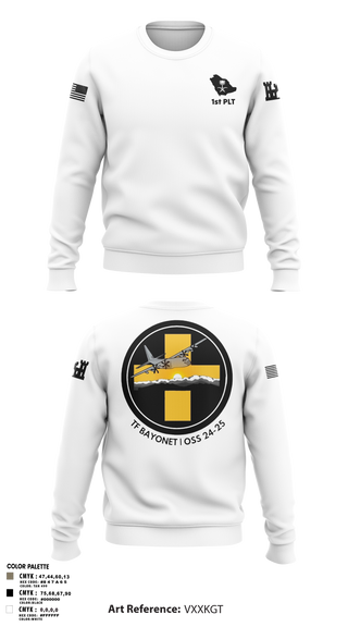 Crew Neck Sweatshirt, , Army, Teamtime, Team time, sublimation, custom sports apparel, team uniforms, spirit wear, spiritwear, sports uniforms, custom shirts, team store, custom team store, fundraiser sports, apparel fundraiser