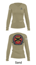 EODMU 2 47598810 Women's Long Sleeve V-neck Shirt - 92