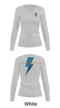 The Electric Zipper 5036144 Women's Long Sleeve V-neck Shirt - 16