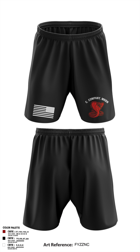 Athletic Shorts With Pockets, C. Company, MRBn, Army, Teamtime, Team time, sublimation, custom sports apparel, team uniforms, spirit wear, spiritwear, sports uniforms, custom shirts, team store, custom team store, fundraiser sports, apparel fundraiser