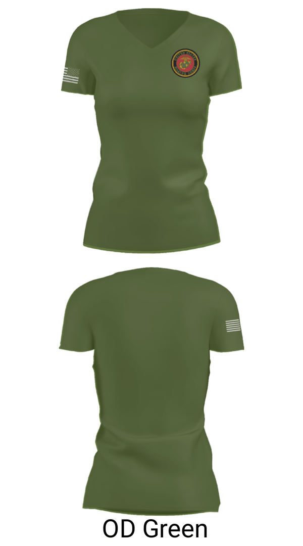 Women's Short Sleeve Vneck Shirt, 464 infantry, Marines, Teamtime, Team time, sublimation, custom sports apparel, team uniforms, spirit wear, spiritwear, sports uniforms, custom shirts, team store, custom team store, fundraiser sports, apparel fundraiser