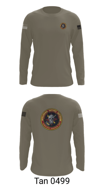 Battle Space Surveillance Company 88540160 Long Sleeve Performance Shirt - 66