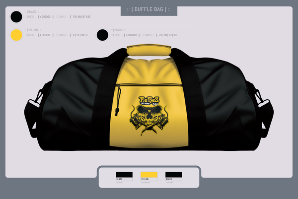 Duffle Bag, PeReZ Tattoos, , Teamtime, Team time, sublimation, custom sports apparel, team uniforms, spirit wear, spiritwear, sports uniforms, custom shirts, team store, custom team store, fundraiser sports, apparel fundraiser