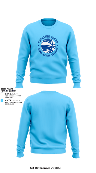 Crew Neck Sweatshirt, Shooting Touch Boston Basketball, Women's Basketball, Teamtime, Team time, sublimation, custom sports apparel, team uniforms, spirit wear, spiritwear, sports uniforms, custom shirts, team store, custom team store, fundraiser sports, apparel fundraiser