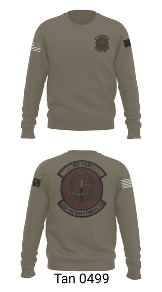 Crew Neck Sweatshirt, 153 SFS, Air Force, Teamtime, Team time, sublimation, custom sports apparel, team uniforms, spirit wear, spiritwear, sports uniforms, custom shirts, team store, custom team store, fundraiser sports, apparel fundraiser