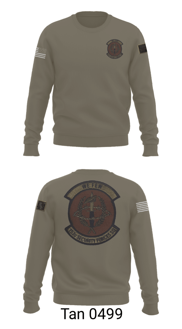 Crew Neck Sweatshirt, 153 SFS, Air Force, Teamtime, Team time, sublimation, custom sports apparel, team uniforms, spirit wear, spiritwear, sports uniforms, custom shirts, team store, custom team store, fundraiser sports, apparel fundraiser