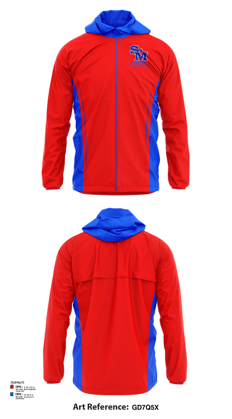 Windbreaker, Saint Mary'S High School Cheer, Cheer, Teamtime, Team time, sublimation, custom sports apparel, team uniforms, spirit wear, spiritwear, sports uniforms, custom shirts, team store, custom team store, fundraiser sports, apparel fundraiser