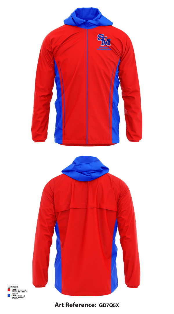 Windbreaker, Saint Mary'S High School Cheer, Cheer, Teamtime, Team time, sublimation, custom sports apparel, team uniforms, spirit wear, spiritwear, sports uniforms, custom shirts, team store, custom team store, fundraiser sports, apparel fundraiser