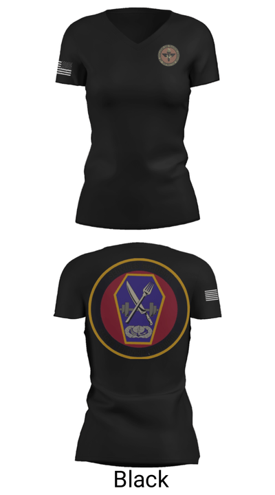 345 TRS 70386856 Women's Short Sleeve V-neck Shirt - 28