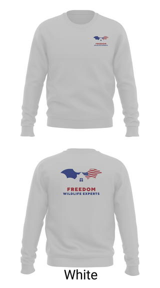 Crew Neck Sweatshirt, FREEDOM WILDLIFE EXPERTS, , Teamtime, Team time, sublimation, custom sports apparel, team uniforms, spirit wear, spiritwear, sports uniforms, custom shirts, team store, custom team store, fundraiser sports, apparel fundraiser