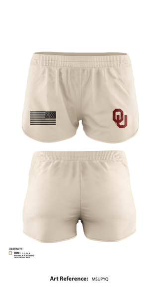 Ranger Panties, OU Army ROTC, Army, Teamtime, Team time, sublimation, custom sports apparel, team uniforms, spirit wear, spiritwear, sports uniforms, custom shirts, team store, custom team store, fundraiser sports, apparel fundraiser