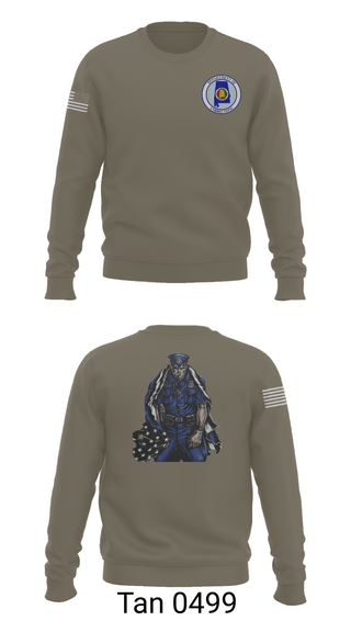 Crew Neck Sweatshirt, Alabama Department of Corrections, Police, Teamtime, Team time, sublimation, custom sports apparel, team uniforms, spirit wear, spiritwear, sports uniforms, custom shirts, team store, custom team store, fundraiser sports, apparel fundraiser