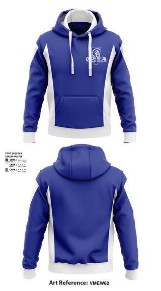 Hoodie, Orland Jr Trojans Cheer, Cheer, Teamtime, Team time, sublimation, custom sports apparel, team uniforms, spirit wear, spiritwear, sports uniforms, custom shirts, team store, custom team store, fundraiser sports, apparel fundraiser