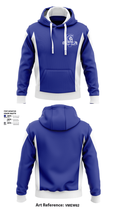 Orland Jr Trojans Cheer 6207473 Hoodie - 2