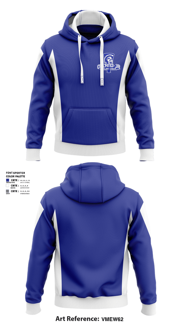 Hoodie, Orland Jr Trojans Cheer, Cheer, Teamtime, Team time, sublimation, custom sports apparel, team uniforms, spirit wear, spiritwear, sports uniforms, custom shirts, team store, custom team store, fundraiser sports, apparel fundraiser