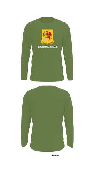 Long Sleeve Performance Shirt, 2nd Chemical Battalion, Army, Teamtime, Team time, sublimation, custom sports apparel, team uniforms, spirit wear, spiritwear, sports uniforms, custom shirts, team store, custom team store, fundraiser sports, apparel fundraiser