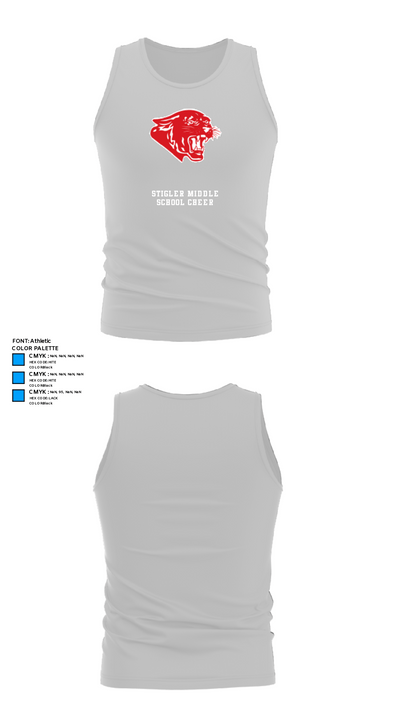 Stigler Middle School Cheer 10121480 Tank Top - 13