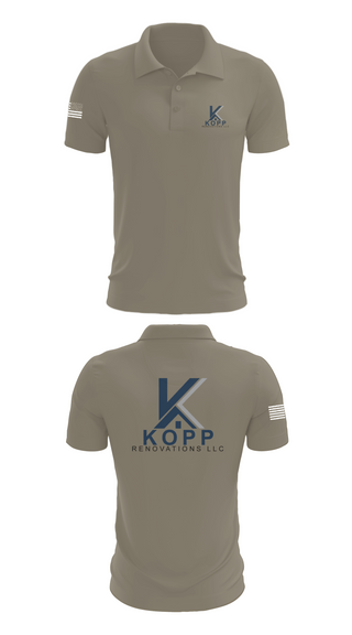 Short Sleeve Performance Polo, Kopp Renovations, , Teamtime, Team time, sublimation, custom sports apparel, team uniforms, spirit wear, spiritwear, sports uniforms, custom shirts, team store, custom team store, fundraiser sports, apparel fundraiser