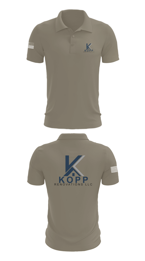 Short Sleeve Performance Polo, Kopp Renovations, , Teamtime, Team time, sublimation, custom sports apparel, team uniforms, spirit wear, spiritwear, sports uniforms, custom shirts, team store, custom team store, fundraiser sports, apparel fundraiser