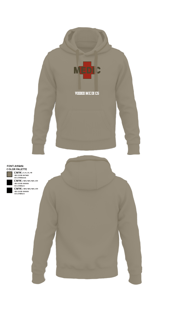 Hoodie, Voodoo Medics, National Guard, Teamtime, Team time, sublimation, custom sports apparel, team uniforms, spirit wear, spiritwear, sports uniforms, custom shirts, team store, custom team store, fundraiser sports, apparel fundraiser