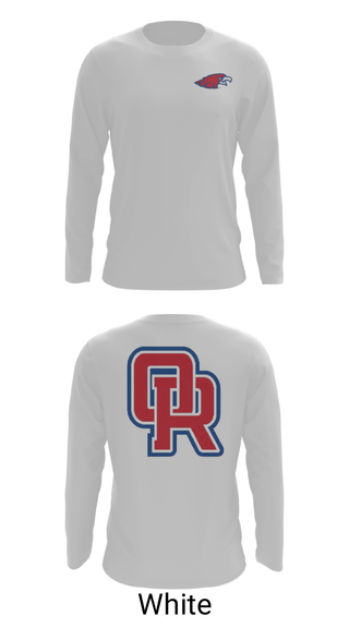 Long Sleeve Performance Shirt, Oak Ridge High School Tennis, Tennis, Teamtime, Team time, sublimation, custom sports apparel, team uniforms, spirit wear, spiritwear, sports uniforms, custom shirts, team store, custom team store, fundraiser sports, apparel fundraiser