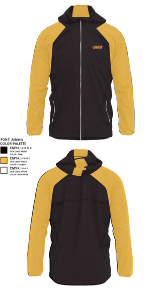 Windbreaker, Stafford Middle School, Spirit Store, Teamtime, Team time, sublimation, custom sports apparel, team uniforms, spirit wear, spiritwear, sports uniforms, custom shirts, team store, custom team store, fundraiser sports, apparel fundraiser