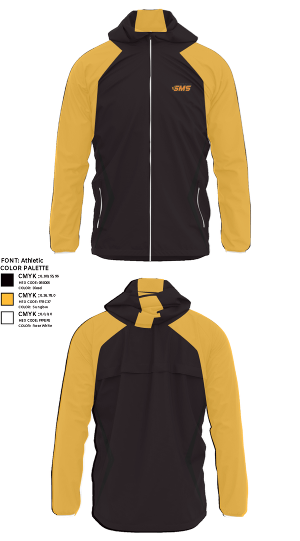 Windbreaker, Stafford Middle School, Spirit Store, Teamtime, Team time, sublimation, custom sports apparel, team uniforms, spirit wear, spiritwear, sports uniforms, custom shirts, team store, custom team store, fundraiser sports, apparel fundraiser