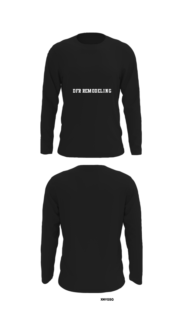 Long Sleeve Performance Shirt, DFR REMODELING, , Teamtime, Team time, sublimation, custom sports apparel, team uniforms, spirit wear, spiritwear, sports uniforms, custom shirts, team store, custom team store, fundraiser sports, apparel fundraiser