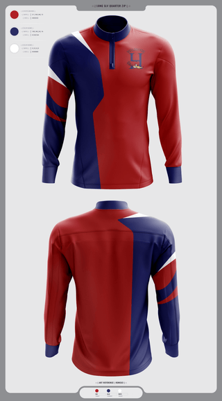Quarter Zip Jacket, Holbrook High School Wrestling, Wrestling, Teamtime, Team time, sublimation, custom sports apparel, team uniforms, spirit wear, spiritwear, sports uniforms, custom shirts, team store, custom team store, fundraiser sports, apparel fundraiser