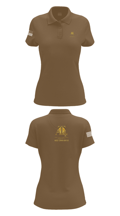 AT 4 pools and landscaping services llc 37065917 Women's Short Sleeve Performance Polo  - 7