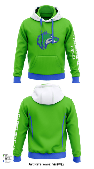 Hoodie, Littlerock High School Football, , Teamtime, Team time, sublimation, custom sports apparel, team uniforms, spirit wear, spiritwear, sports uniforms, custom shirts, team store, custom team store, fundraiser sports, apparel fundraiser
