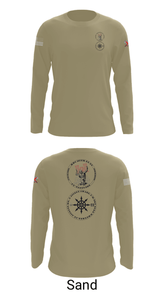 Long Sleeve Performance Shirt, 205th HHC, National Guard, Teamtime, Team time, sublimation, custom sports apparel, team uniforms, spirit wear, spiritwear, sports uniforms, custom shirts, team store, custom team store, fundraiser sports, apparel fundraiser