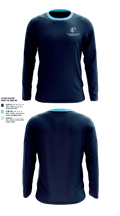 Dougherty Valley High School Badminton 26990606 Long Sleeve Performance Shirt - 1