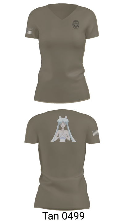State of Hawaii Department of the Attorney General (HIAG) Civil Rights Investigations Unit 42845743 Women's Short Sleeve V-neck Shirt - 65
