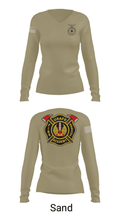 435th CTS 2997096 Women's Long Sleeve V-neck Shirt - 97