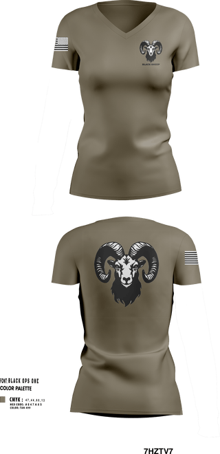 Womens Short Sleeve Vneck Shirt, Black sheep, Army, Teamtime, Team time, sublimation, custom sports apparel, team uniforms, spirit wear, spiritwear, sports uniforms, custom shirts, team store, custom team store, fundraiser sports, apparel fundraiser