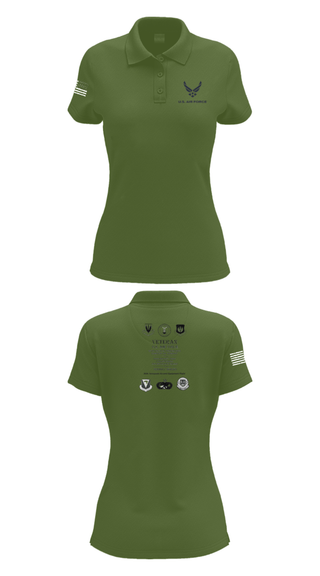 Women's Short Sleeve Performance Polo, Ramstein AGE, , Teamtime, Team time, sublimation, custom sports apparel, team uniforms, spirit wear, spiritwear, sports uniforms, custom shirts, team store, custom team store, fundraiser sports, apparel fundraiser