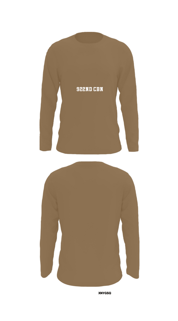 Long Sleeve Performance Shirt, 922nd CBN, Army, Teamtime, Team time, sublimation, custom sports apparel, team uniforms, spirit wear, spiritwear, sports uniforms, custom shirts, team store, custom team store, fundraiser sports, apparel fundraiser