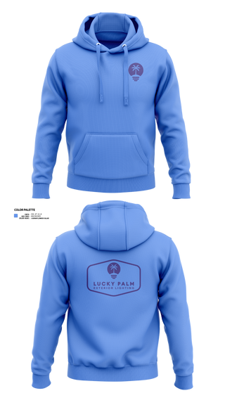 Hoodie, Lucky Palm Lighting, , Teamtime, Team time, sublimation, custom sports apparel, team uniforms, spirit wear, spiritwear, sports uniforms, custom shirts, team store, custom team store, fundraiser sports, apparel fundraiser