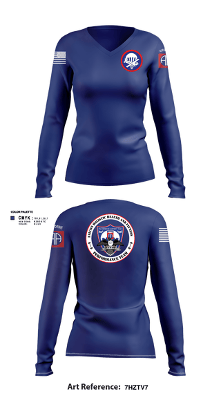 Womens Long Sleeve Vneck Shirt, 2BCT H2F, Army, Teamtime, Team time, sublimation, custom sports apparel, team uniforms, spirit wear, spiritwear, sports uniforms, custom shirts, team store, custom team store, fundraiser sports, apparel fundraiser
