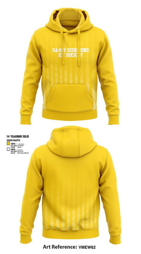 Hoodie, SA408 Scorpions, Ice Hockey, Teamtime, Team time, sublimation, custom sports apparel, team uniforms, spirit wear, spiritwear, sports uniforms, custom shirts, team store, custom team store, fundraiser sports, apparel fundraiser