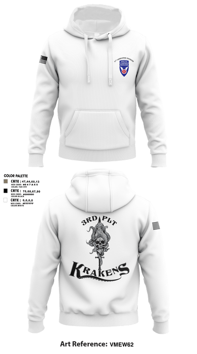 3RD PLT95TH CBRN 57596353 Hoodie - 2