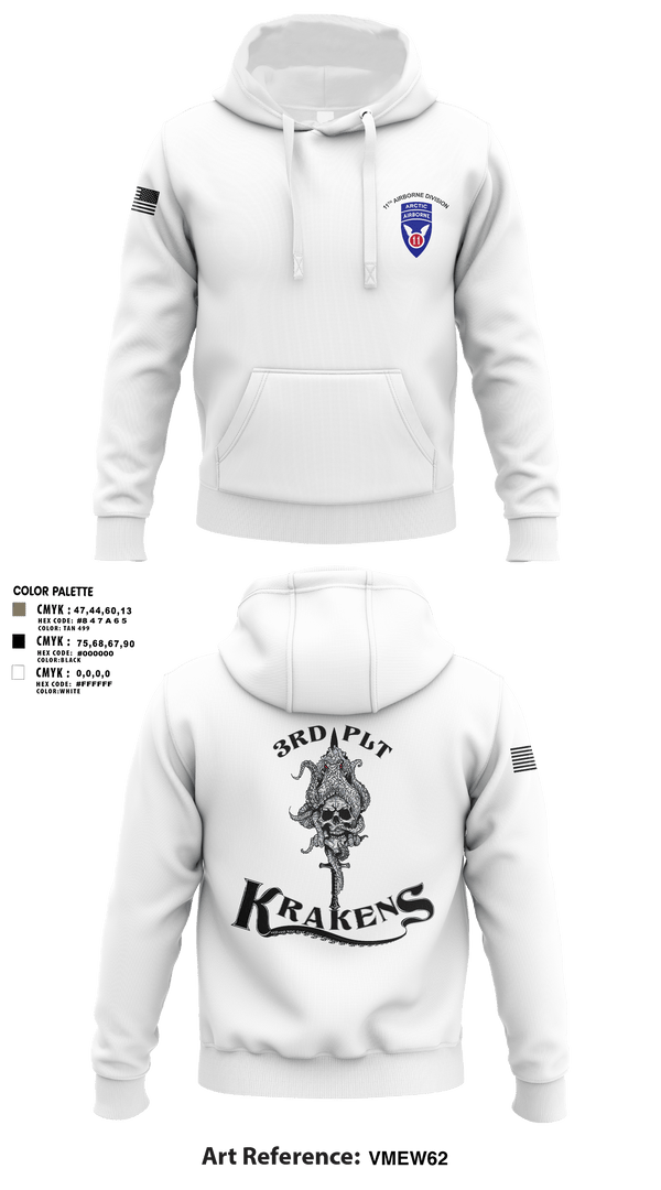 Hoodie, 3RD PLT95TH CBRN3rd plt, Army, Teamtime, Team time, sublimation, custom sports apparel, team uniforms, spirit wear, spiritwear, sports uniforms, custom shirts, team store, custom team store, fundraiser sports, apparel fundraiser