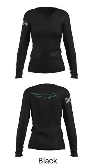 Women's Long Sleeve Vneck Shirt, Ingram Park Recruiting, Army, Teamtime, Team time, sublimation, custom sports apparel, team uniforms, spirit wear, spiritwear, sports uniforms, custom shirts, team store, custom team store, fundraiser sports, apparel fundraiser